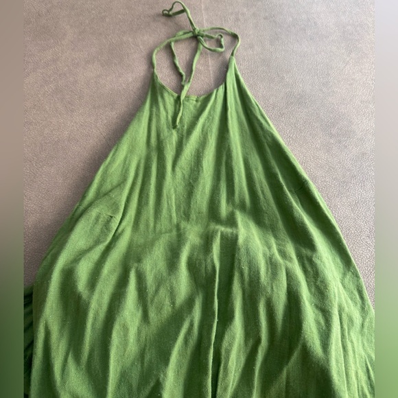 Free People free-est Call Me Midi wrap dress in green - Picture 9 of 15